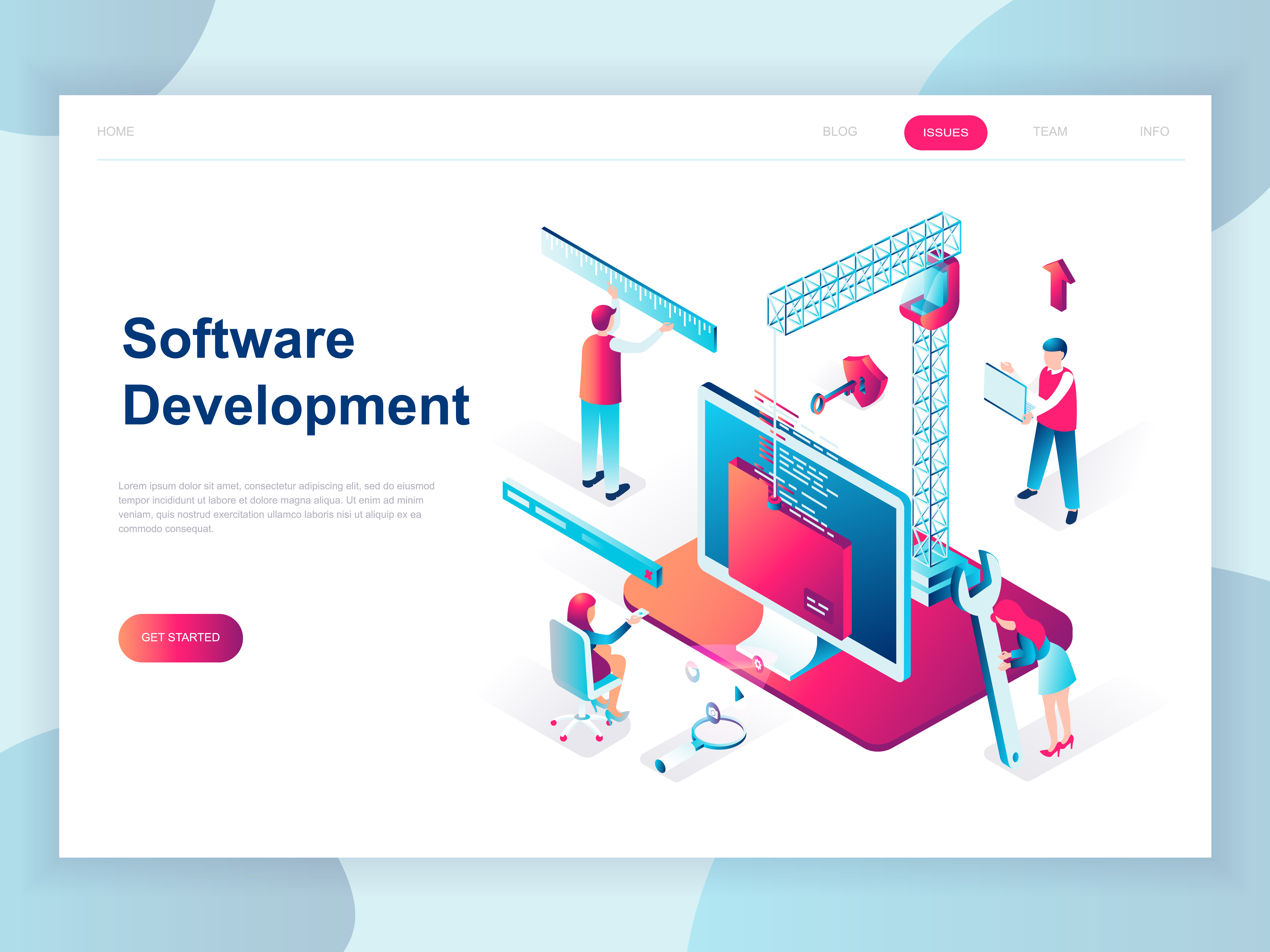 Review website development software